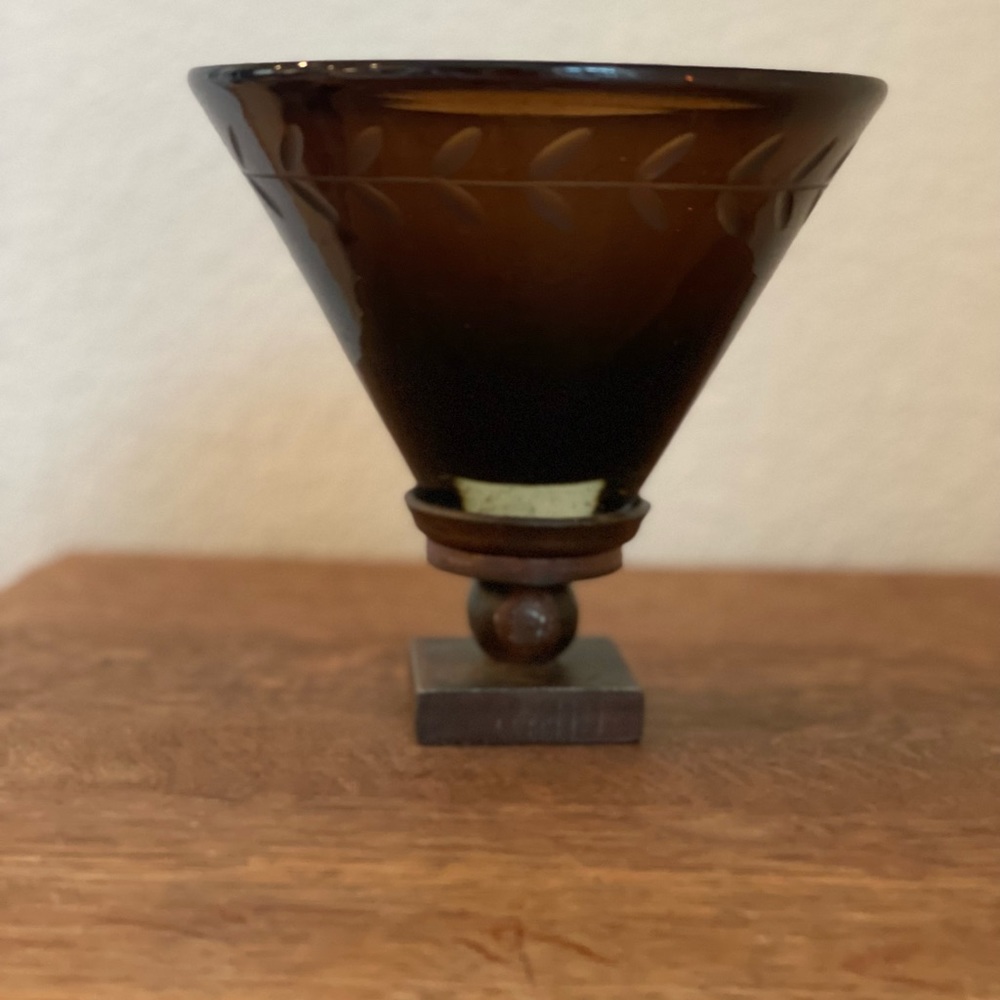 JAN BARBOGLIO CHALICE MARTINI-GLASSES IN brown